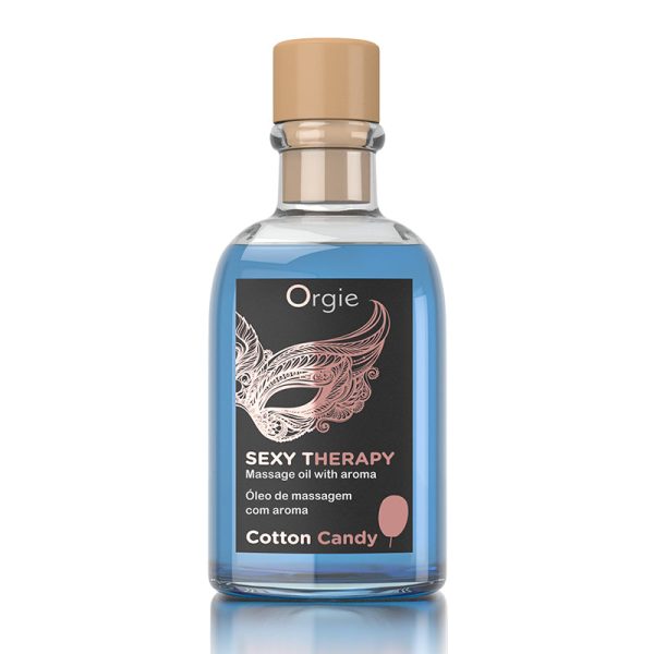 Orgie Lips Massage Kit Cotton Candy 棉花糖味可食用熱感按摩油 100ml：圖片 2