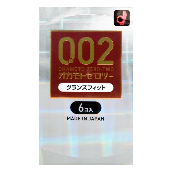 Okamoto 岡本 薄度均一 0.02 前端合身 (日本版) 58/56mm 6 片裝 PU 安全套：圖片 2