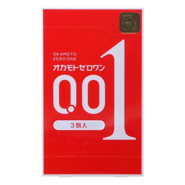 Okamoto 岡本 0.01 (日本版) 3 片裝 PU 安全套：圖片 2