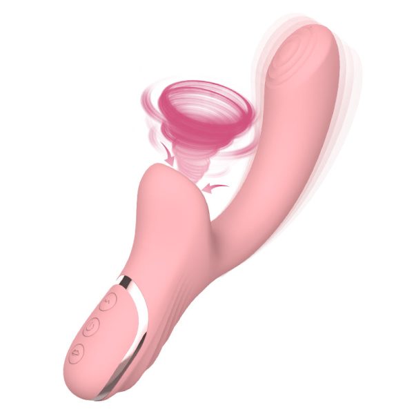 MyToys MyAiryClit 吸啜震動棒 (櫻花粉)：圖片 3