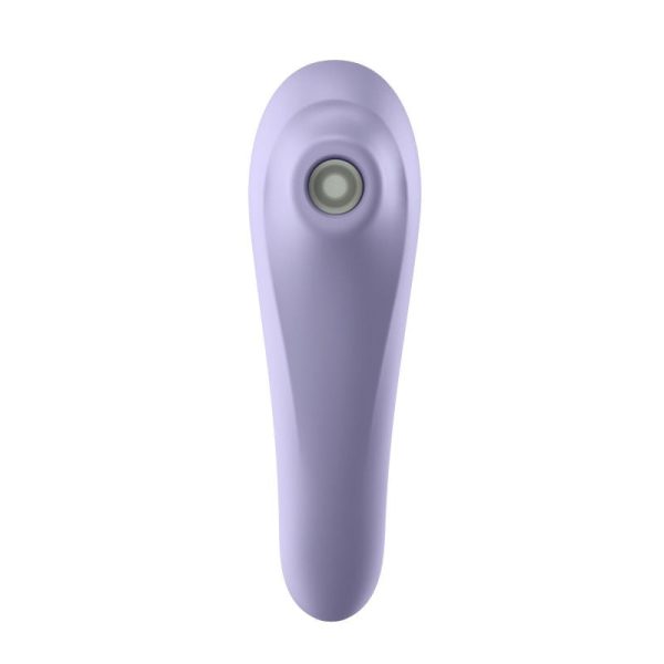 Satisfyer Dual Pleasure 智能陰蒂吸吮震動按摩棒 紫色：圖片 3