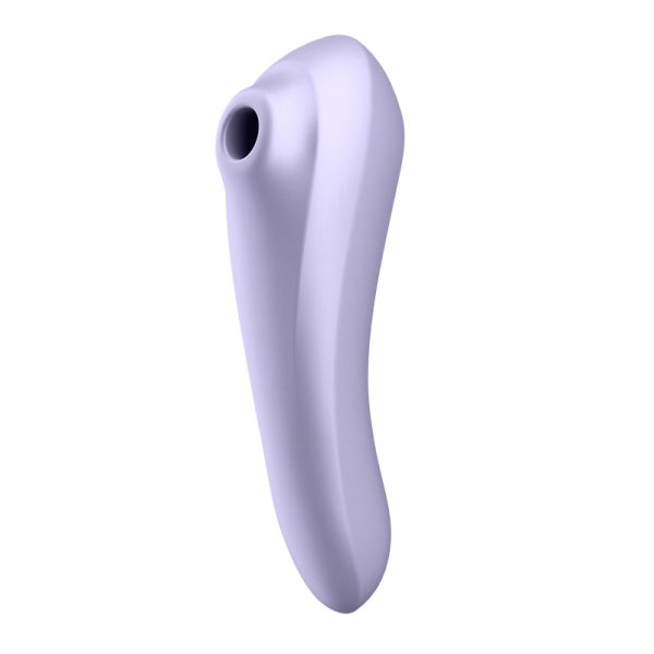 Satisfyer Dual Pleasure 智能陰蒂吸吮震動按摩棒 紫色：圖片 2