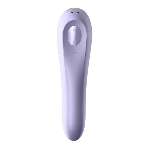 Satisfyer Dual Pleasure 智能陰蒂吸吮震動按摩棒 紫色：圖片 5