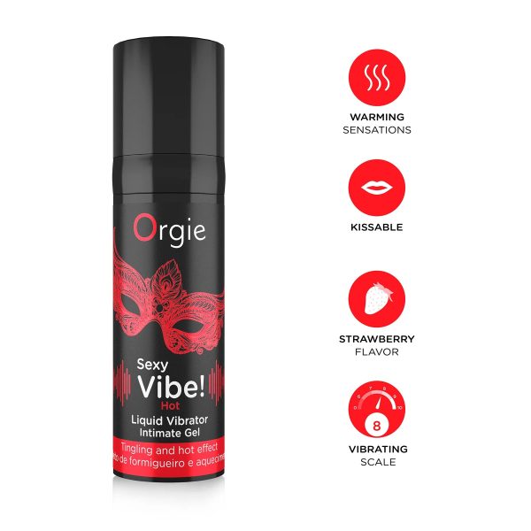 Orgie Sexy Vibe! Hot 跳動式高潮液 熱感 15ml：圖片 3