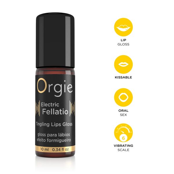 Orgie Electric Fellatio Lips Gloss 觸電跳動式口交液 10ml：圖片 3