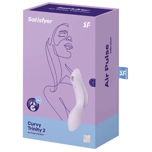 Satisfyer Curvy Trinity 2 陰蒂吸吮震動按摩棒：圖片 5