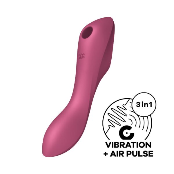 Satisfyer Curvy Trinity 3 陰蒂吸吮震動按摩棒：圖片 2